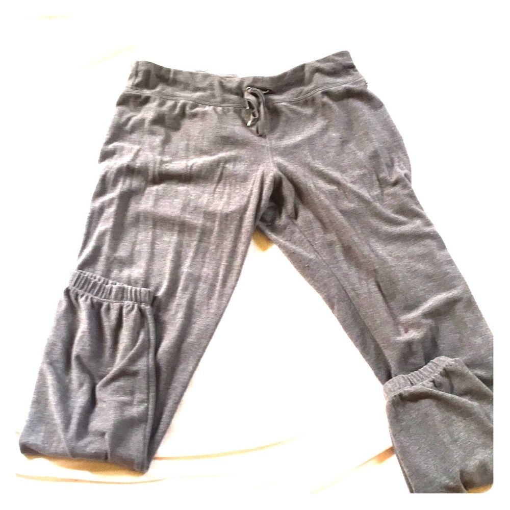 Heather Brown Knit Sweatpants